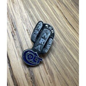 Colt Firearms NRA 1995 logo cactus pin metal vintage